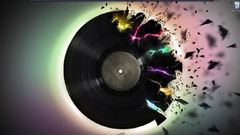 Vinyl digital art shatter