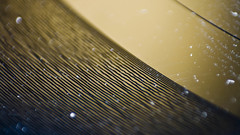 Vinyl lines macro groove