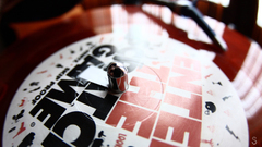 vinyl Music red blurred Technology