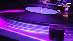 vinyl turntables Music Technology purple