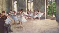 Violins ballerina dancers Edgar
