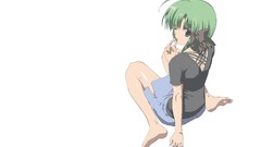 Visual novels green hair