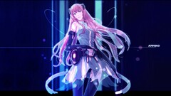 vocaloid Anime anime girls megurine luka pink hair long hair