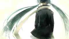 Vocaloid back hatsune miku