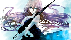 Vocaloid dress blue eyes