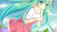 Vocaloid dress Flowers hatsune