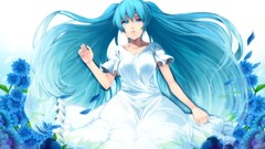 Vocaloid dress Flowers hatsune