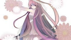 Vocaloid dress Flowers megurine