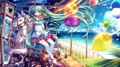 Vocaloid dress multicolor hatsune