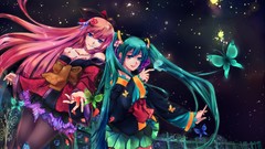 Vocaloid dress night Flowers