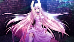 Vocaloid dress stockings blue