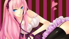 Vocaloid dress stockings blue