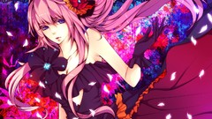 Vocaloid gloves dress Flowers