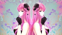 Vocaloid gloves dress Flowers