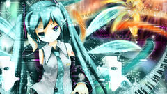 Vocaloid hatsune miku abstract
