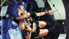 Vocaloid hatsune miku blue