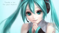 Vocaloid hatsune miku blue