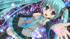 Vocaloid hatsune miku blue
