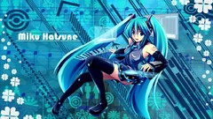 Vocaloid hatsune miku blue