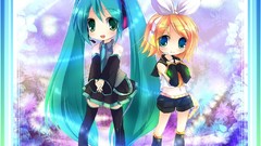 Vocaloid hatsune miku blue