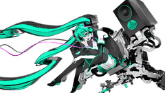 Vocaloid hatsune miku blue