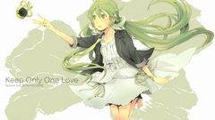 Vocaloid hatsune miku green