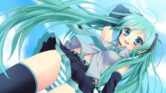 Vocaloid hatsune miku green
