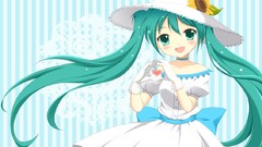 Vocaloid hatsune miku green