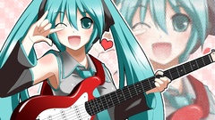 Vocaloid hatsune miku guitars