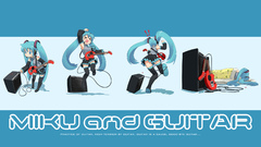 Vocaloid hatsune miku guitars