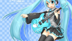 Vocaloid hatsune miku guitars