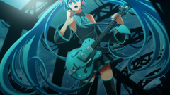 Vocaloid hatsune miku guitars