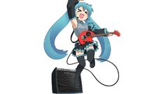 Vocaloid hatsune miku guitars