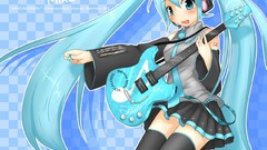 Vocaloid hatsune miku guitars