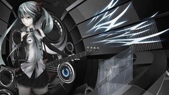 Vocaloid hatsune miku guitars