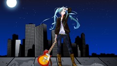 Vocaloid hatsune miku guitars
