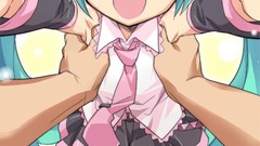 Vocaloid hatsune miku hugging