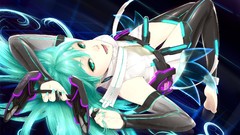 Vocaloid hatsune miku lying
