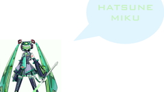 Vocaloid hatsune miku mecha