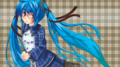 Vocaloid hatsune miku meganekko