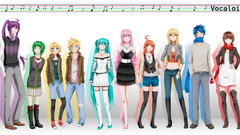 Vocaloid hatsune miku megurine