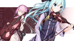 vocaloid hatsune miku megurine luka anime girls Music Anime