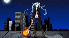 Vocaloid hatsune miku moon