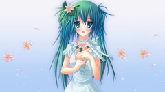 Vocaloid hatsune miku pigtails