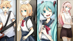 Vocaloid hatsune miku school