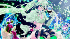 Vocaloid hatsune miku striped