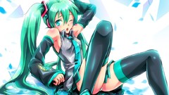 Vocaloid hatsune miku striped