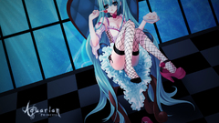 Vocaloid hatsune miku thigh