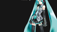 Vocaloid hatsune miku thigh