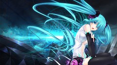 Vocaloid hatsune miku thigh